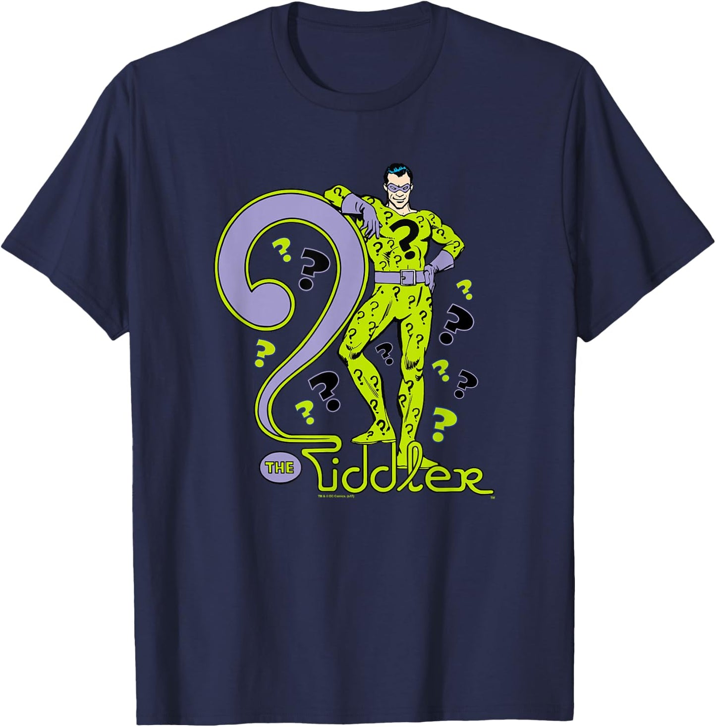 Batman The Riddler T-Shirt - T-Shirt | Navy
