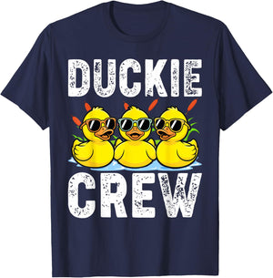 Rubber Duckie Crew Duckling Yellow Rubber Duck Rubber Ducky T-Shirt - T-Shirt | Navy