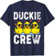 Rubber Duckie Crew Duckling Yellow Rubber Duck Rubber Ducky T-Shirt - T-Shirt | Navy