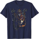 Voodoo Witch Doctor skulls Horror Scary Creepy Halloween T-Shirt - T-Shirt | Navy
