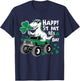 Monster Truck St Patricks Day Dinosaur Happy St Paddys Day T-Shirt - T-Shirt | Navy