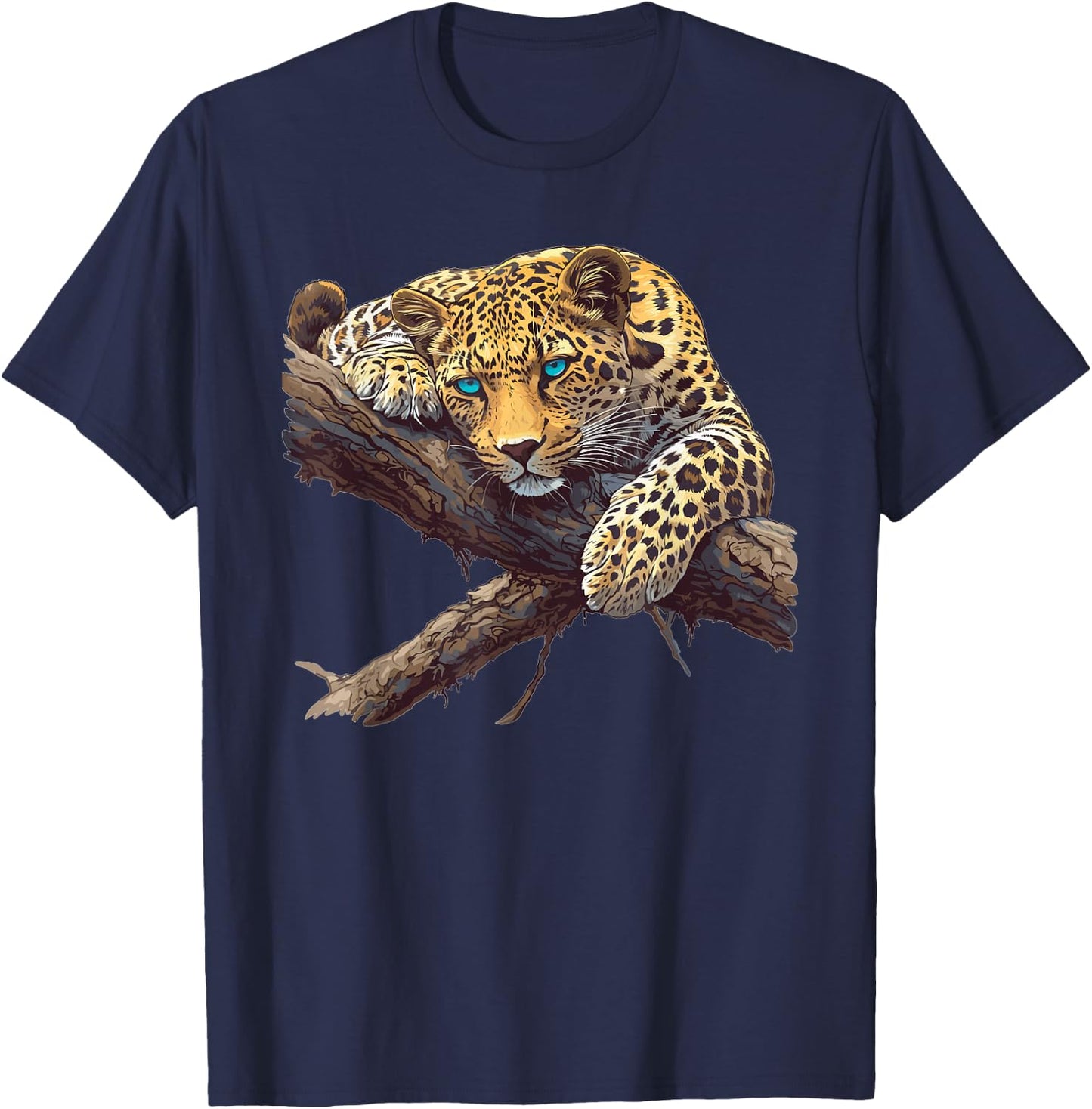 Amur Leopards Lovers Amur Leopard T-Shirt - T-Shirt | Navy