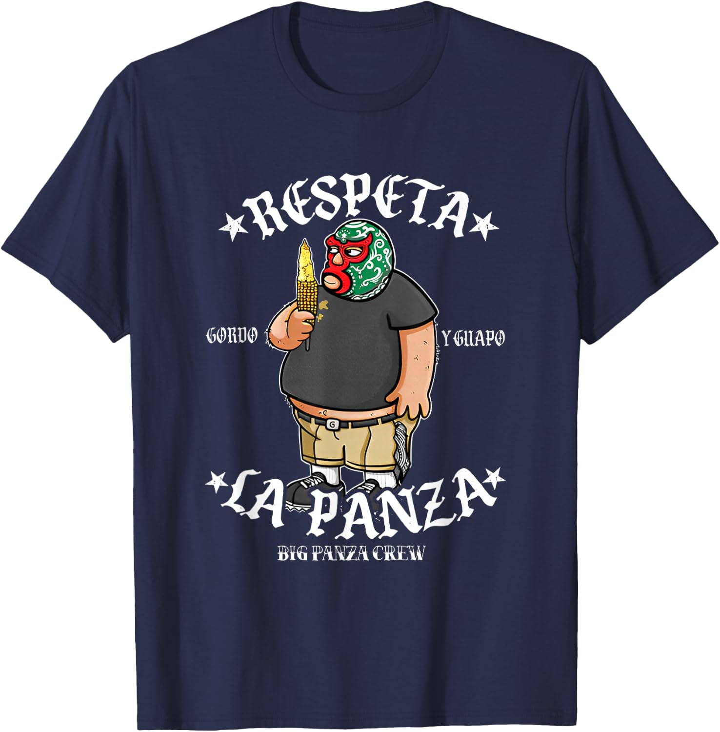 Respeta La Panza T-Shirt - T-Shirt | Navy