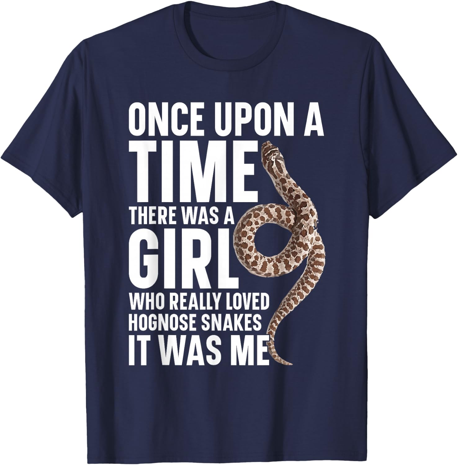 Hognose Snake Terrarium Plush Ring Food Hognose Snake T-Shirt - T-Shirt | Navy
