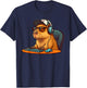 Capybara Video Games Funny Gaming Capy Men Teen Boys Kids T-Shirt - T-Shirt | Navy