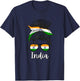 bhaarat kee ladakee Indian Girl Bhaarat Indien Mädchen Damen T-Shirt - T-Shirt | Navy