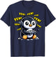 Penguin Gamer Pew Funny Video Games Vintage Boys Men Girls T-Shirt - T-Shirt | Navy