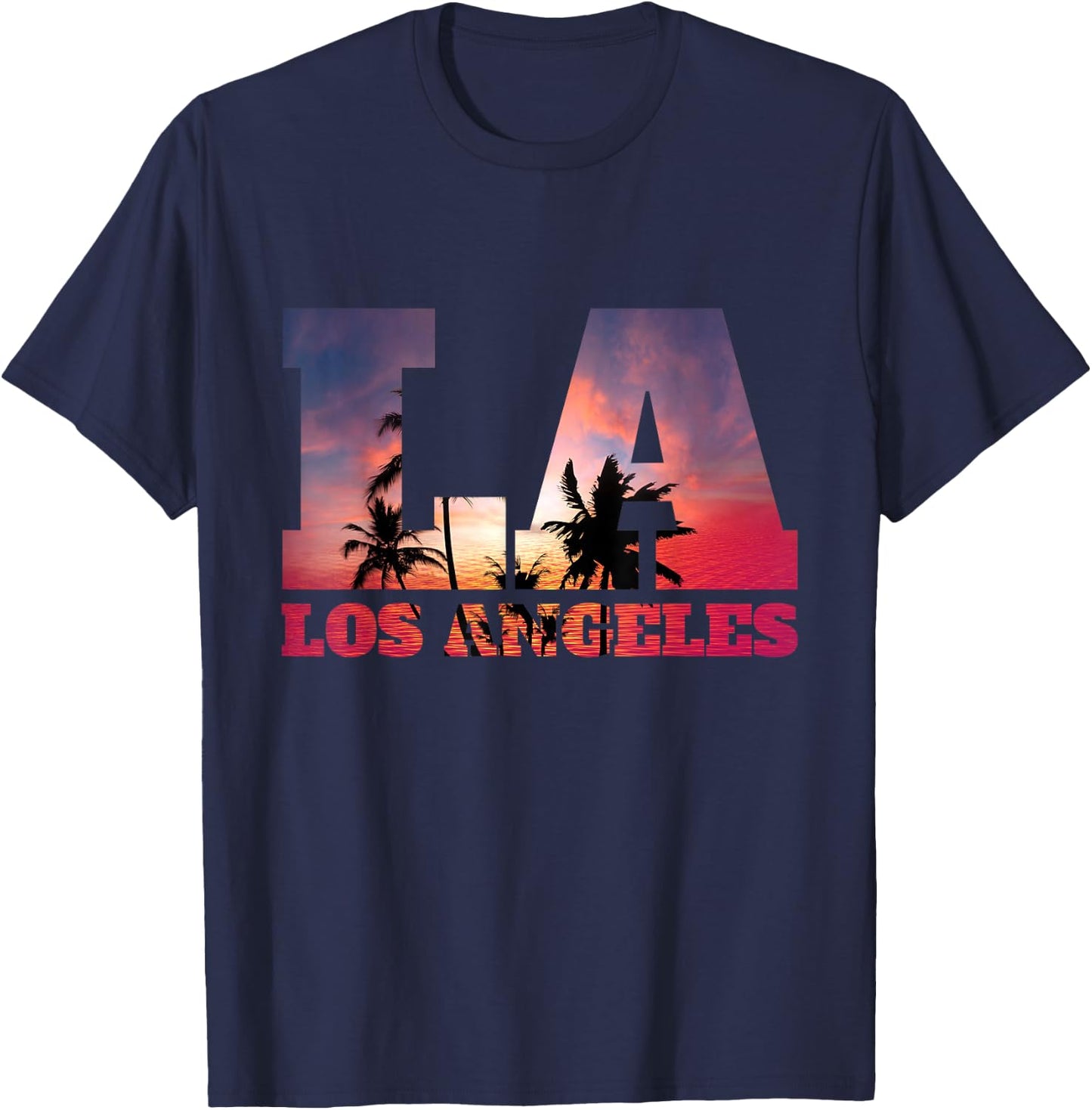 Los Angeles LA California Gift T-Shirt - T-Shirt | Navy