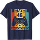 46e Anniversaire Homme Femme 46 Ans Contrôleur De Jeu Gamer T-Shirt - T-Shirt | Navy