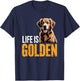 Golden Retriever T-Shirt - T-Shirt | Navy