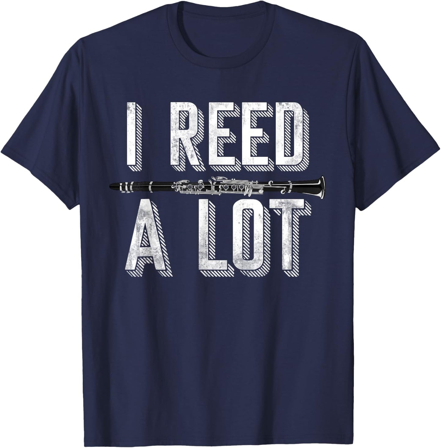 Clarinet Player Musical Instrument Gift Music Clarinet T-Shirt - T-Shirt | Navy