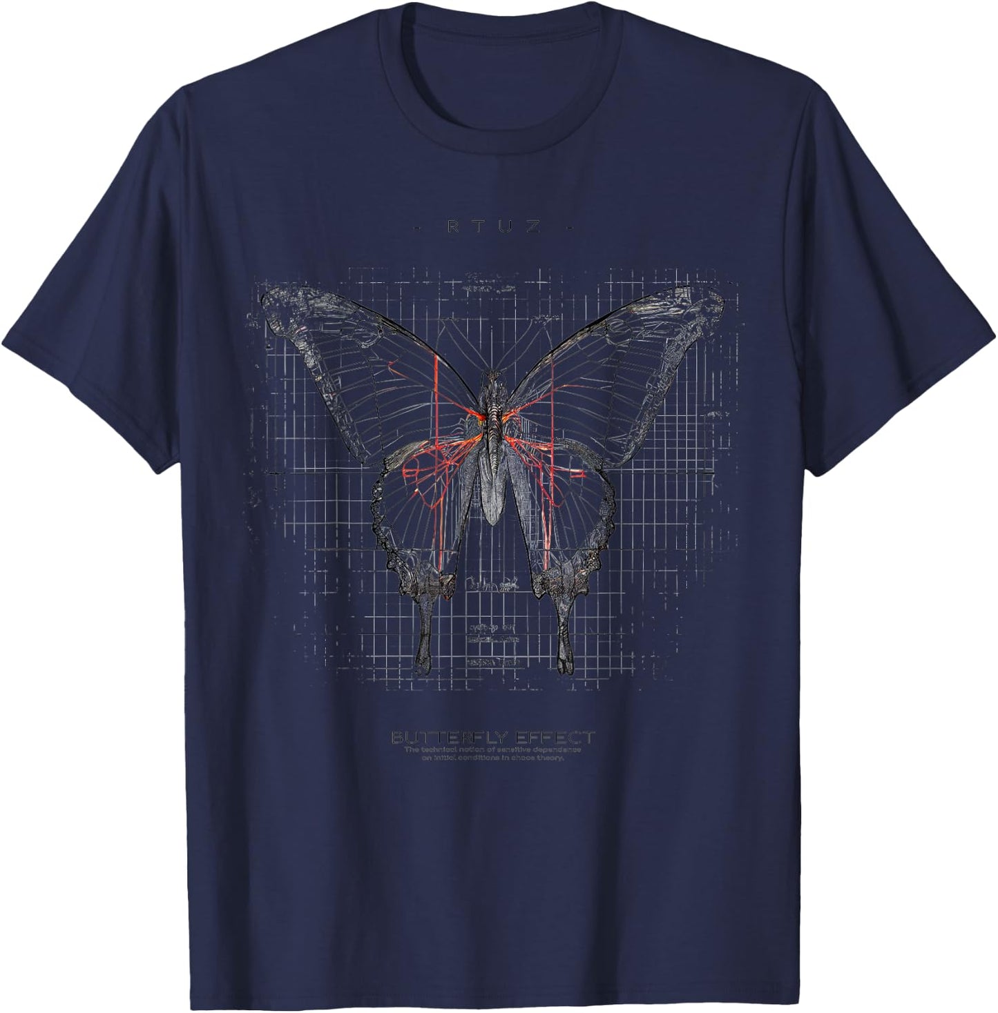 Butterfly Effect , black T-Shirt - T-Shirt | Navy