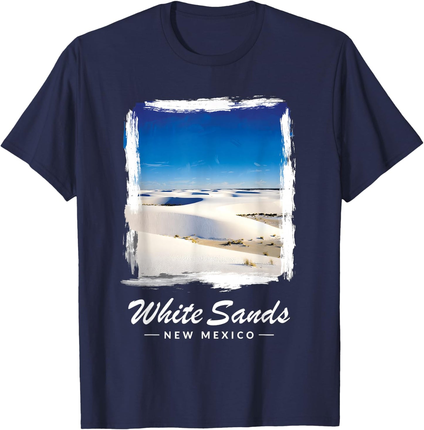 White Sands National Park New Mexico T-Shirt - T-Shirt | Navy