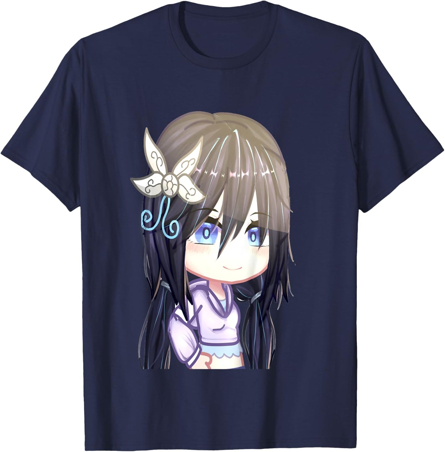 Gacha Life Clothes For Girls Gacha Life Merch For Girls T-Shirt - T-Shirt | Navy