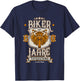 60. Geburtstag Biker Motorrad Mann Geschenk lustig T-Shirt - T-Shirt | Navy