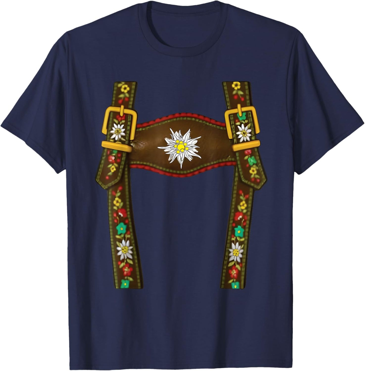 Tracht Ersatz Lederhose Kinder Trachten Oktoberfest Tracht T-Shirt - T-Shirt | Navy