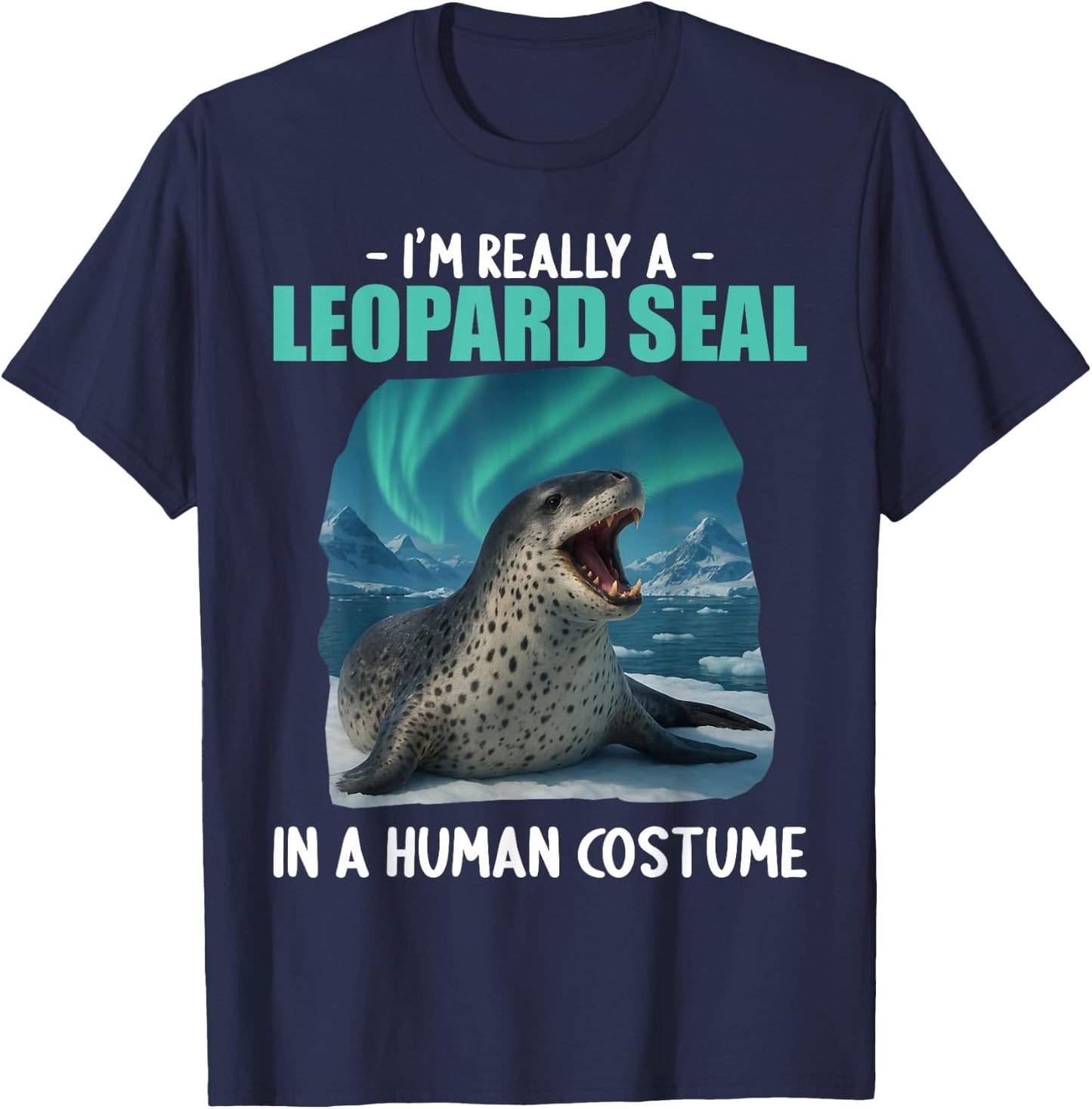 Leopard Seals Leopard Seal T-Shirt - T-Shirt | Navy