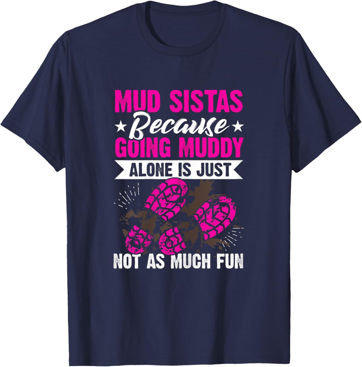 Mud girl run T-Shirt - T-Shirt | Navy