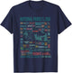 National Park Name Adventure Awaits Camping Hiking Camper T-Shirt - T-Shirt | Navy