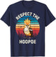 Retro Respect The Hoopoe Bird Vintage Hoopoe Bird Lover , Black, S T-Shirt - T-Shirt | Navy