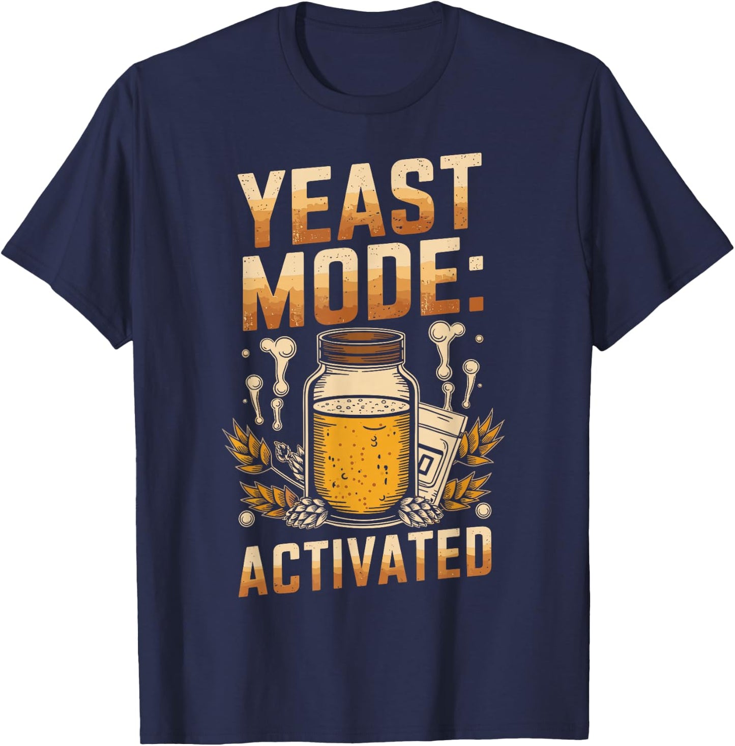 Vintage Baking Funny Brewer Humor T-Shirt - T-Shirt | Navy