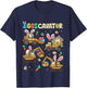Kids Eggscavator Easter Construction Truck Excavator Toddler Boys T-Shirt - T-Shirt | Navy