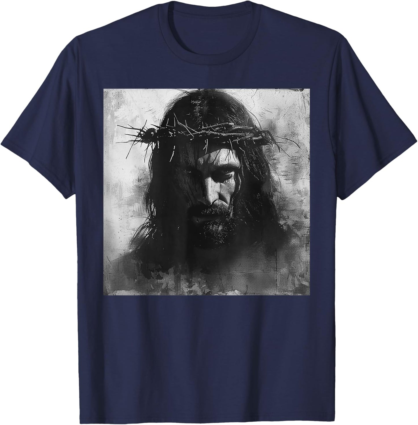 Jesus, Christianity, Church, Christ, Jesus , Black, S T-Shirt - T-Shirt | Navy