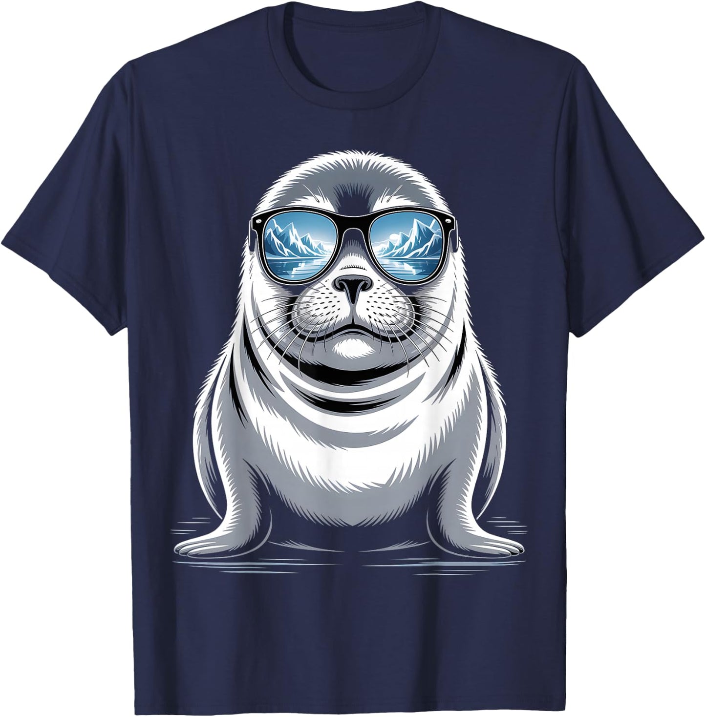 Cool Arctic Seal T-Shirt - T-Shirt | Navy