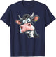 Colourful Cow I Funny Cow , black T-Shirt - T-Shirt | Navy