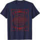 Tarot Card Witchcraft Y2K Mall Gothic Moth Moon Phases , black T-Shirt - T-Shirt | Navy