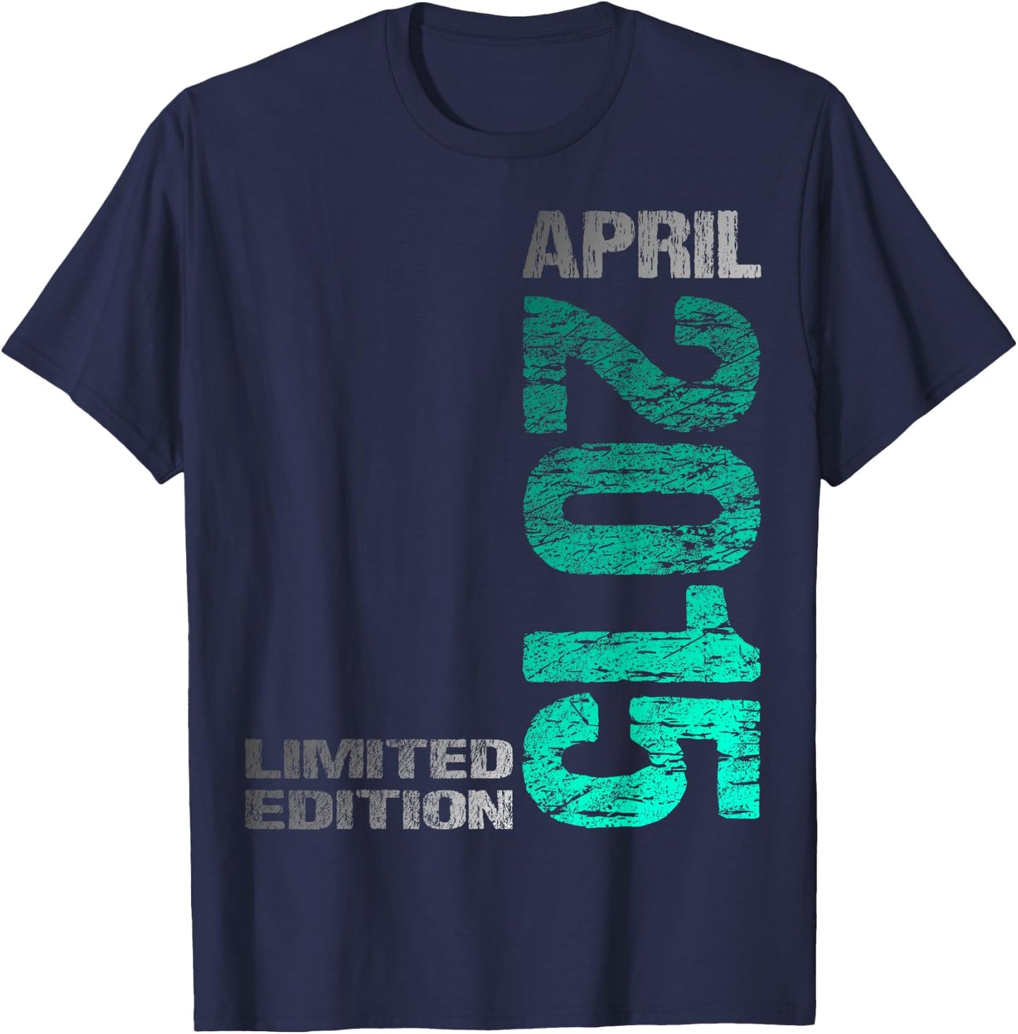 April 2015 Junge Mädchen 11. Geburtstag Limited Edition 11 T-Shirt - T-Shirt | Navy