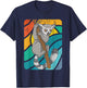 Ring Tailed Lemur T-Shirt - T-Shirt | Navy