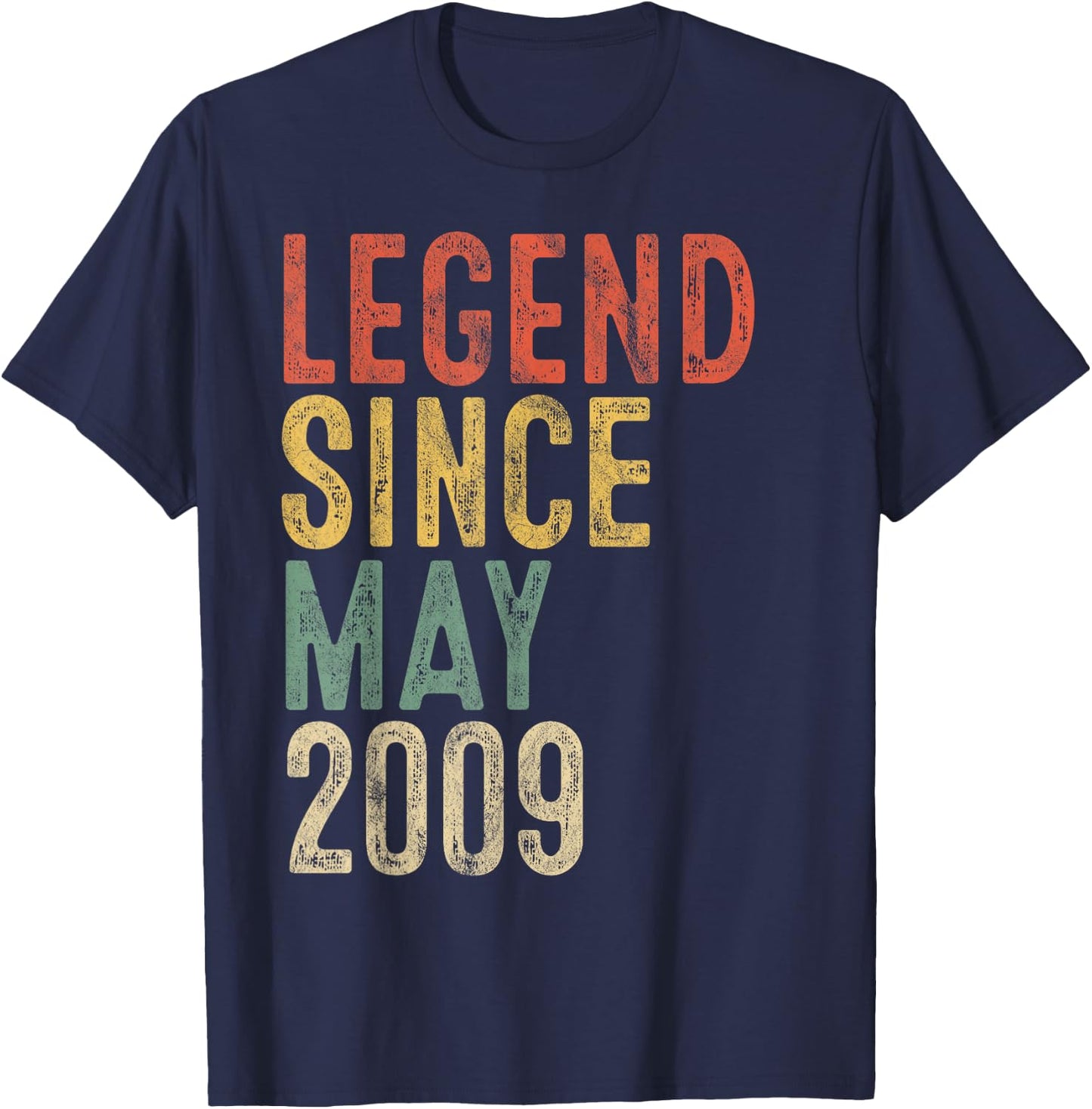 Legend 2009 16th Birthday Gifts Women 16 Year Old T-Shirt - T-Shirt | Navy