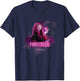 Monster High : Draculaura Cartoon, Schwarz, S, Kurzarm, Damen, Mädchen, Damen, Klassisch, Cartoon-Muster: Draculaura von Monster High T-Shirt - T-Shirt | Navy