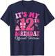 12th Birthday Girl Outfit Pink Coquette Bow 12 Year Old T-Shirt - T-Shirt | Navy