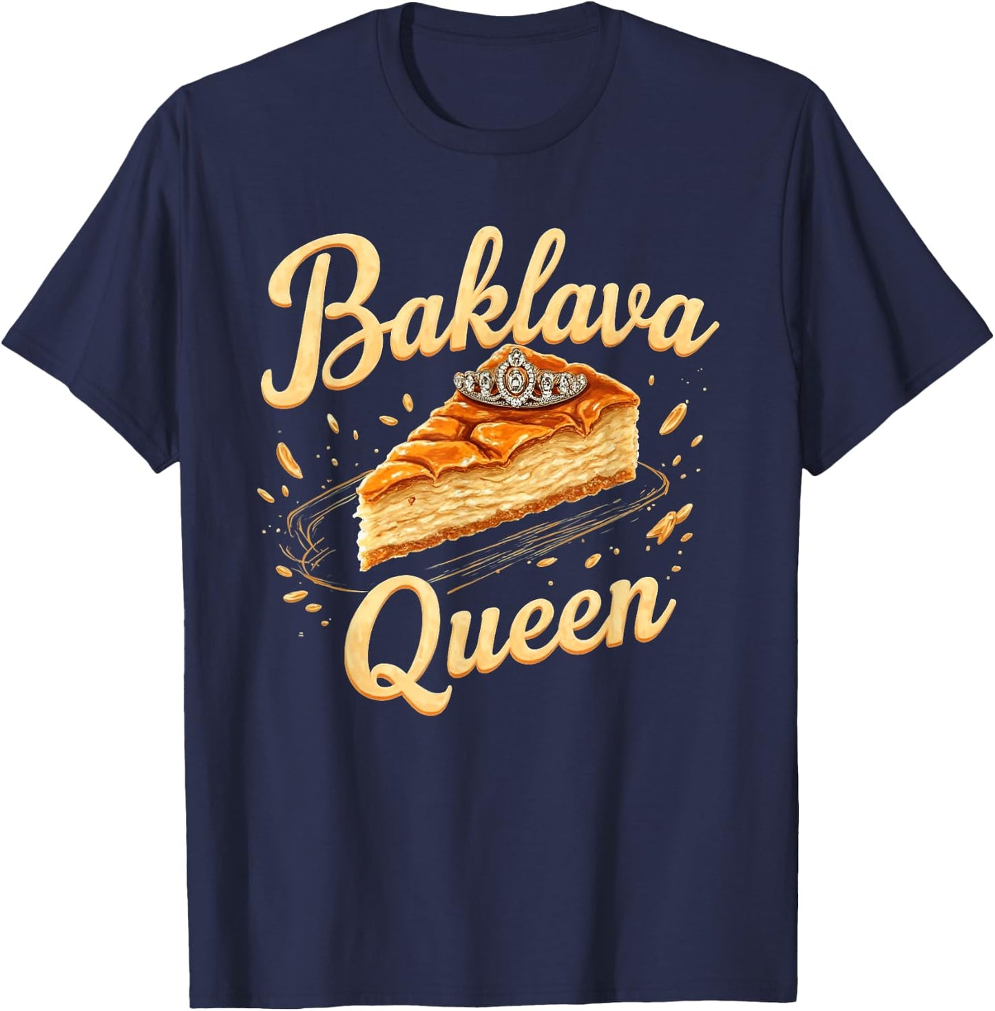 Baklava Queen T-Shirt - T-Shirt | Navy