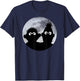 Sesame Street Ernie and Bert in the Moonlight Shadow Moonnight , black T-Shirt - T-Shirt | Navy