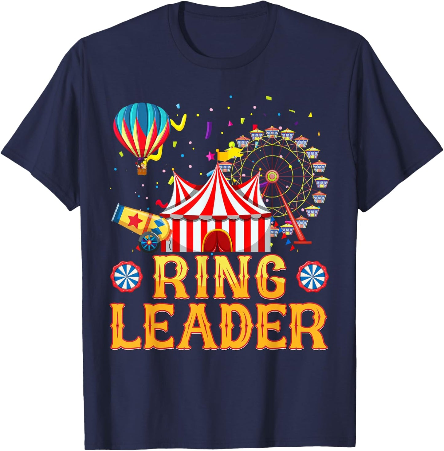 Ring Leader Carnival Circus Costume Circus Theme Party Kids T-Shirt - T-Shirt | Navy