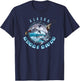 Kenai River Alaska Alaskan Salmon Fishing Trip AK Souvenir T-Shirt - T-Shirt | Navy