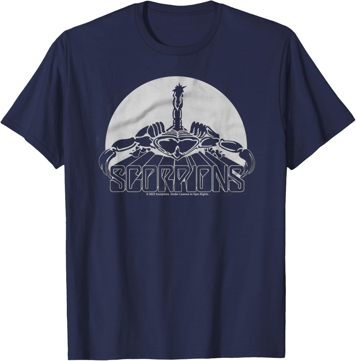 Scorpions Logo Rock Music Band T-Shirt - T-Shirt | Navy