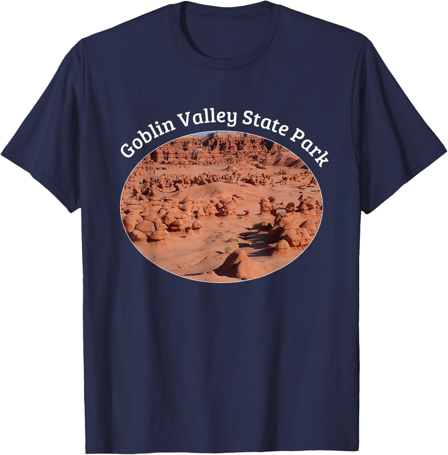 Goblin Valley State Park T-Shirt - T-Shirt | Navy