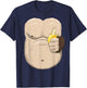Monkey Costume , Women and Children - Funny Monkey , brown T-Shirt - T-Shirt | Navy