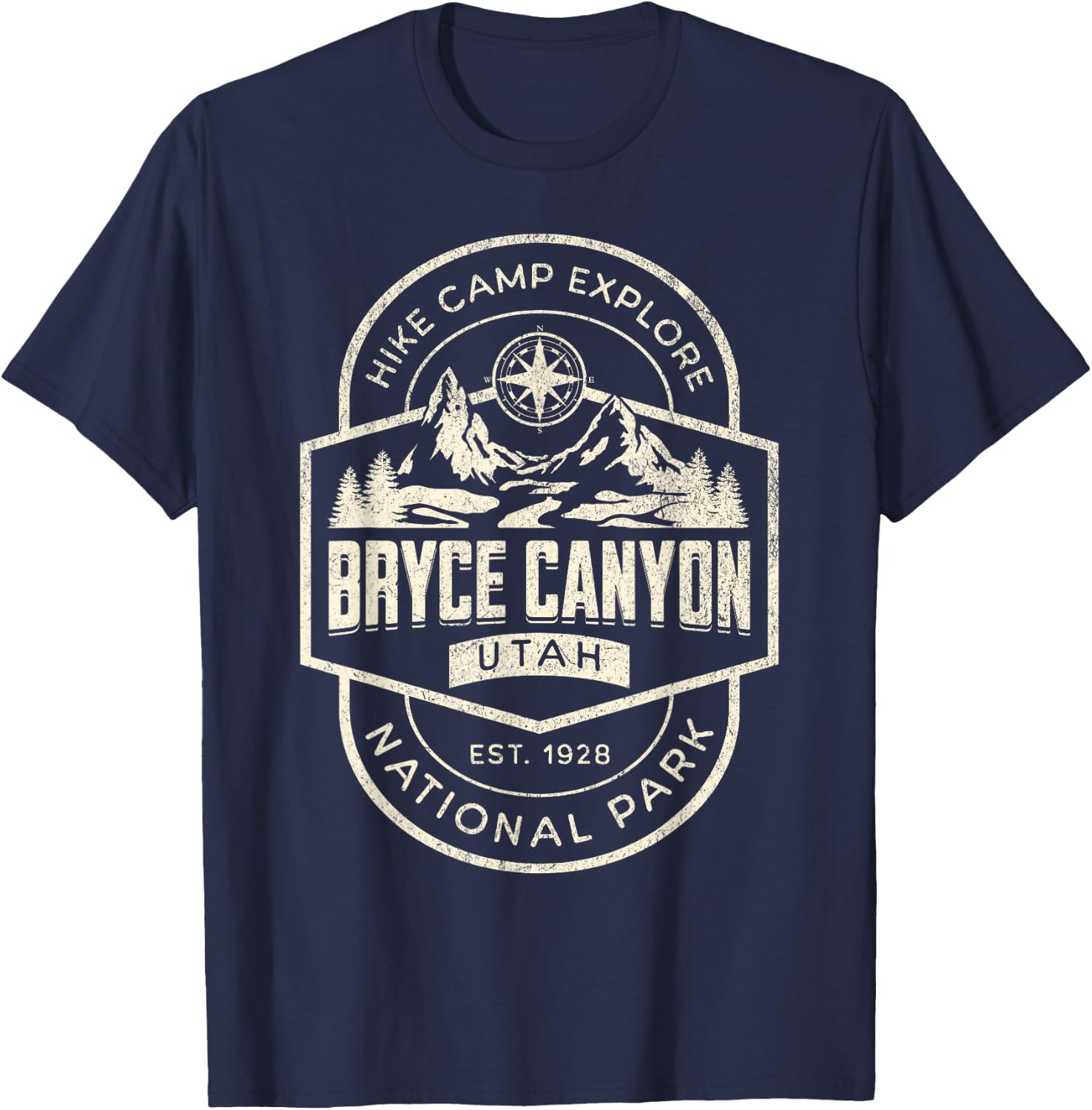 Bryce Canyon National Park T-Shirt - T-Shirt | Navy