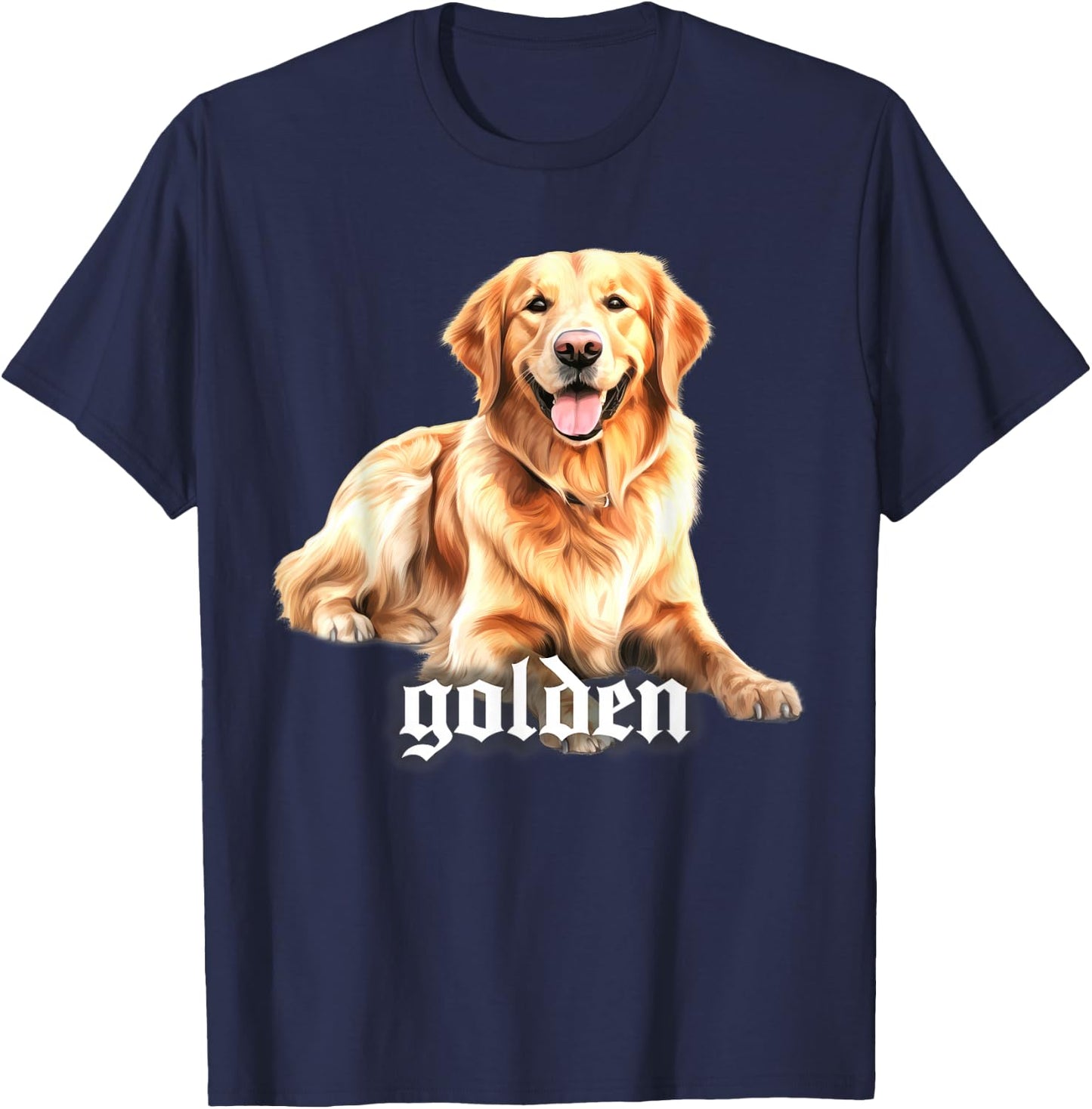 Golden Retriever T-Shirt - T-Shirt | Navy