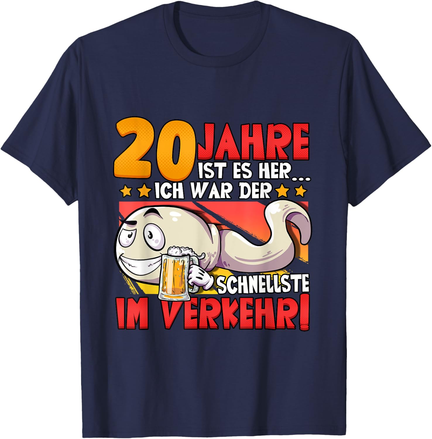 20 Jahre ist es her... 20 Geburtstag T-Shirt - T-Shirt | Navy