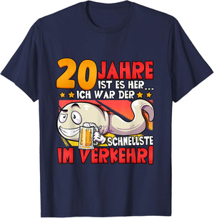 20 Jahre ist es her... 20 Geburtstag T-Shirt - T-Shirt | Navy