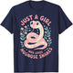 Just A Girl Who Loves Hognose Snakes T-Shirt - T-Shirt | Navy