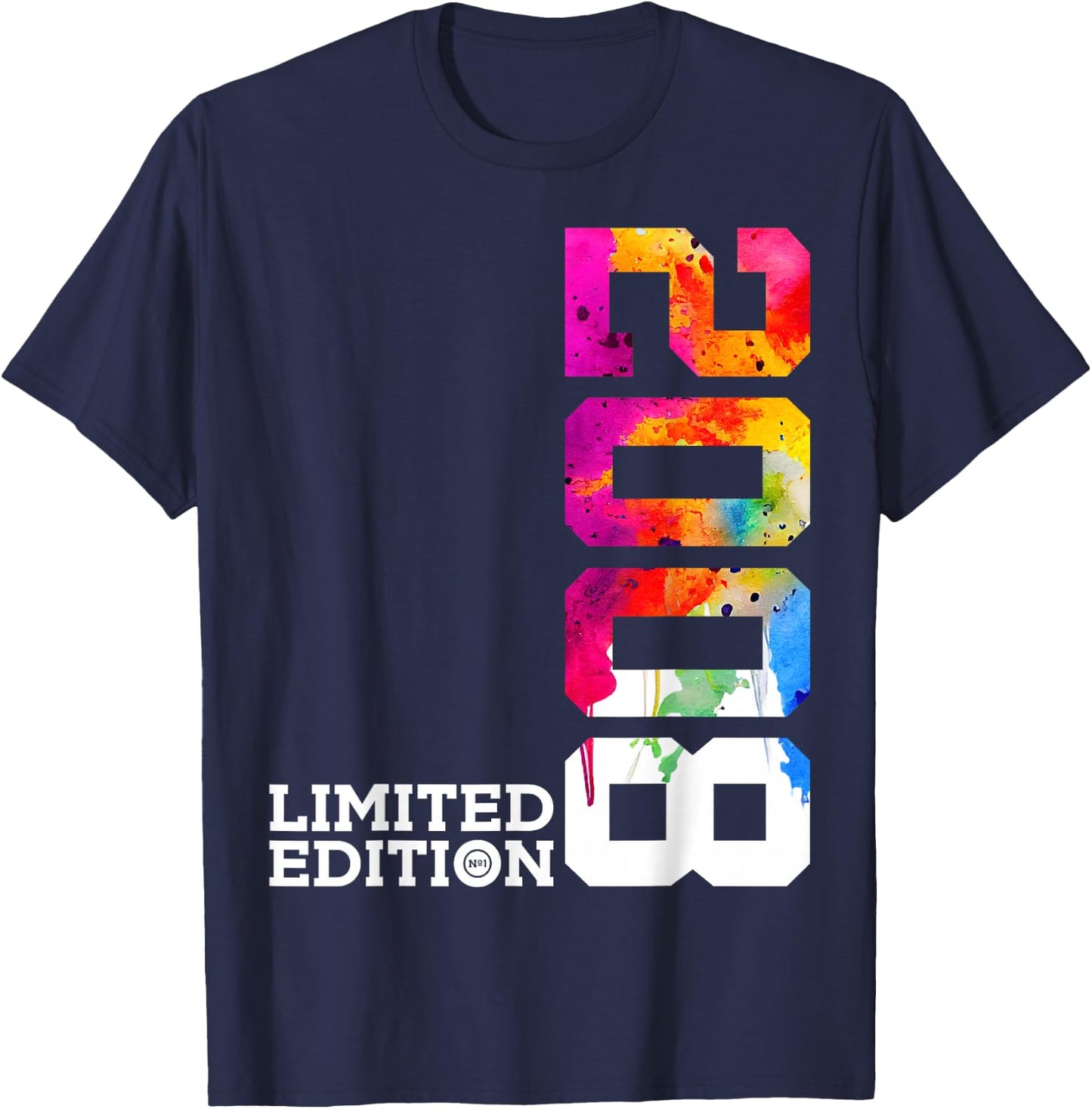 18 Jahre 18. Geburtstag Limited Edition 2008 T-Shirt - T-Shirt | Navy