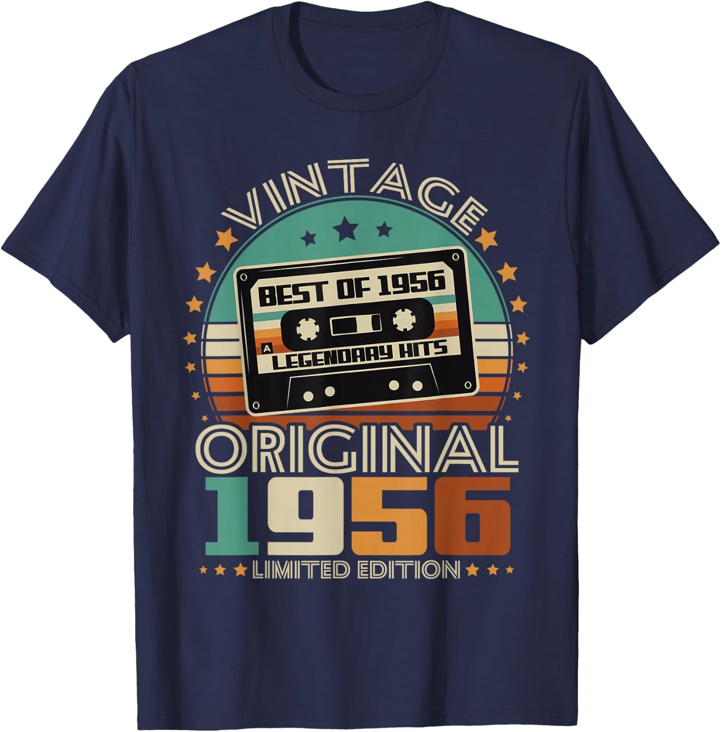 Original 1956 Vintage Birthday 70 Years Women T-Shirt - T-Shirt | Navy