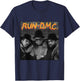RUN DMC Official Merchandise -Adults Black Classic Fit T-Shirt - T-Shirt | Navy